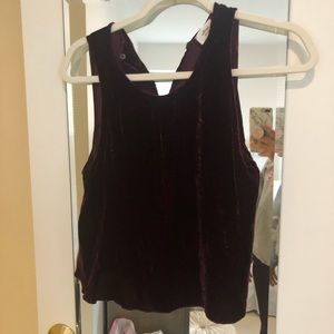 Wilifred velvet top/ NEVER worn